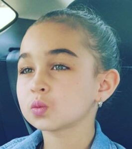 Five-year old Taliyah Marsman in a photo released by Calgary Police.