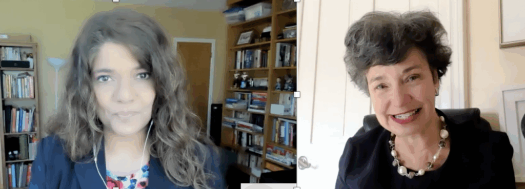 Lianne Castelino and Pamela Jeffery