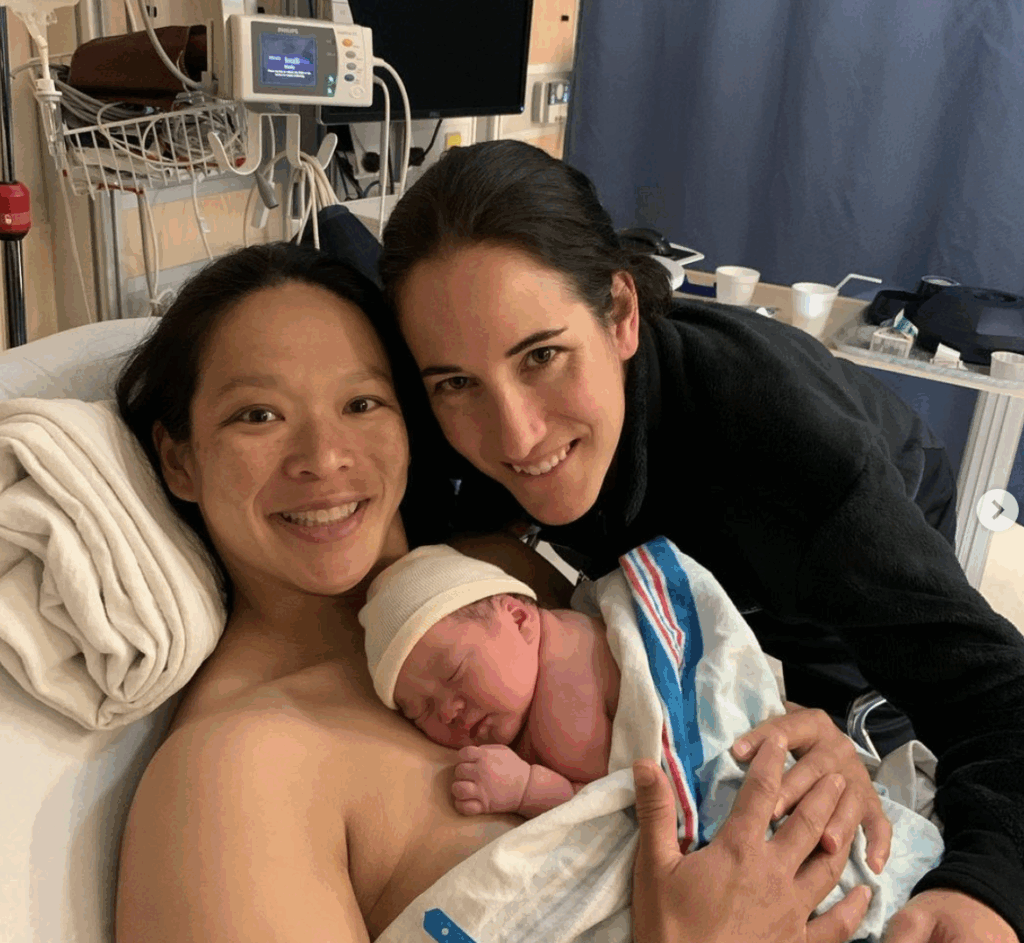 The birth of their child