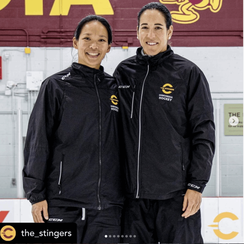Caroline Ouellette & Julie Chu