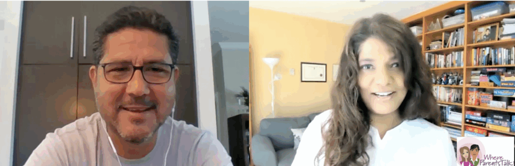 Screenshot from our interview