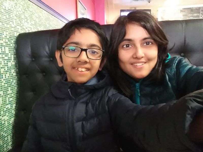 Durba Mukherjee and her son Arka