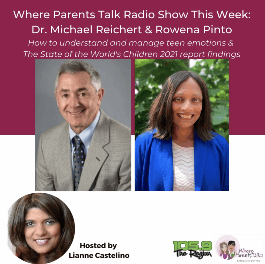 Dr. Michael Reichert and Rowena Pinto - teenagers emotions