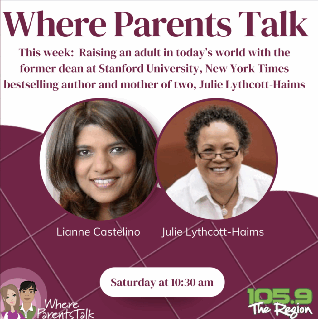 Julie Lythcott-Haims Radio Show promo