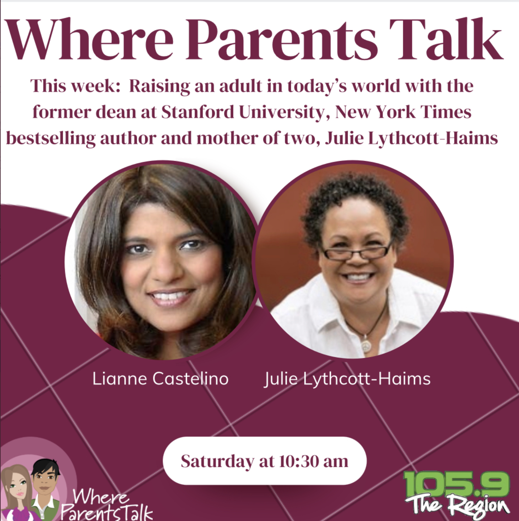 Julie Lythcott-Haims Radio Show promo