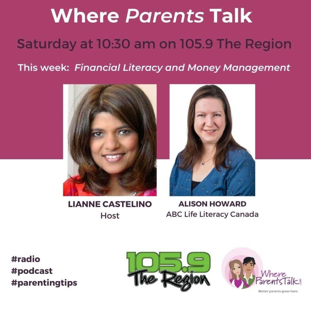 Infographic.Radio.Howard, Alison - where parents talk radio show