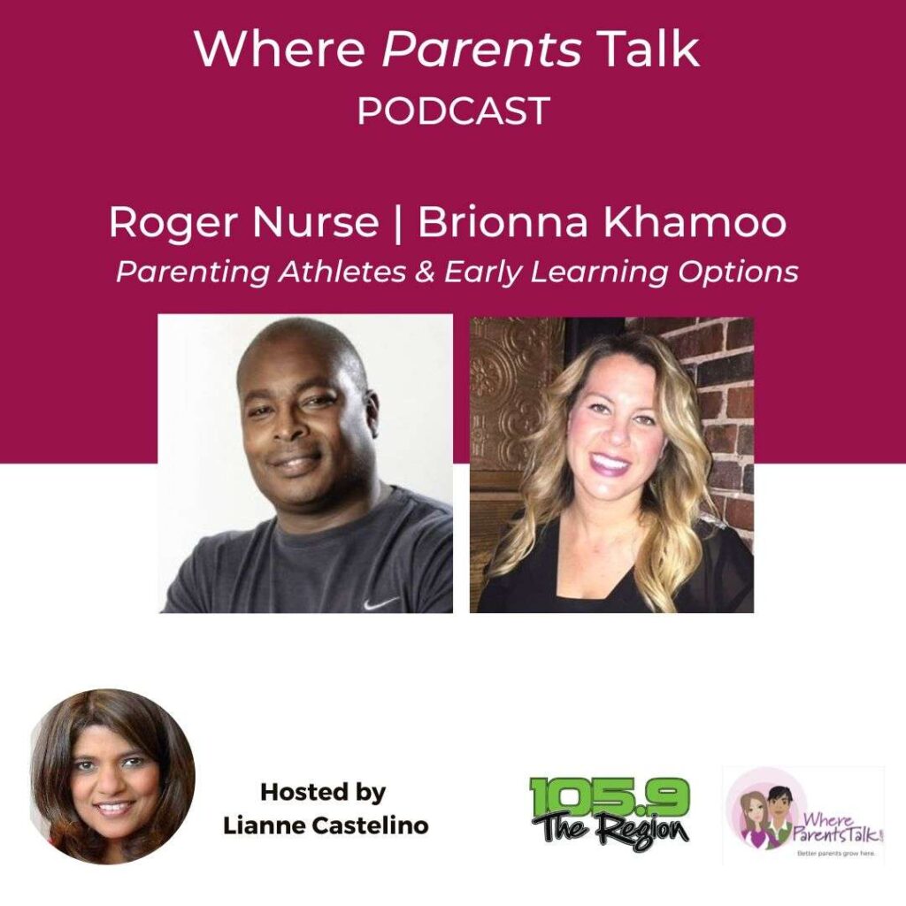 Infographic.Podcast.Nurse, Roger, Khamoo, Brionna - parenting athletes