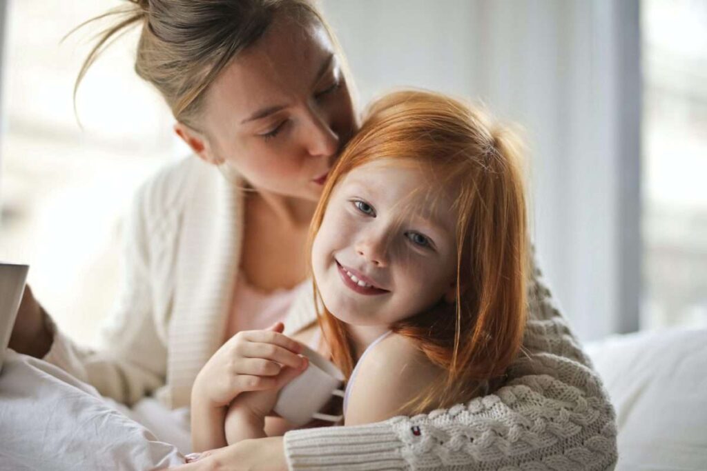 a-mother-kissing-her-child-health tips for kids