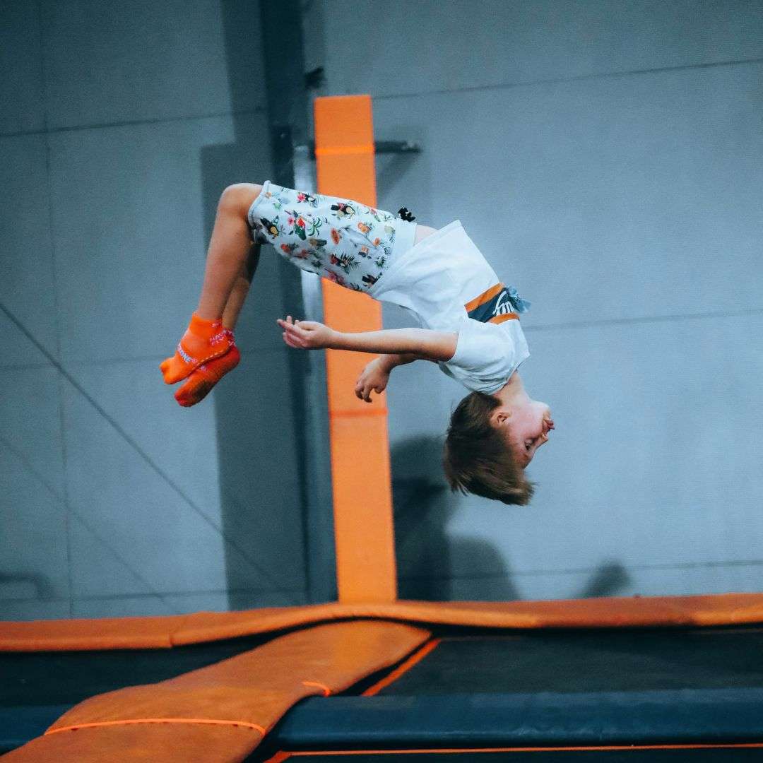 Kid on Trampoline